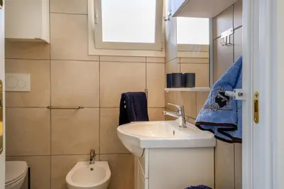 Salle de bains dans l'établissement Casa Ange - Appartement vue mer