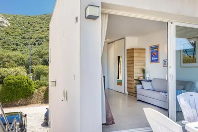 Vue générale sur la montagne ou vue sur la montagne depuis l'appartement