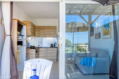 Cuisine ou kitchenette dans l'établissement Casa Ange - Appartement vue mer