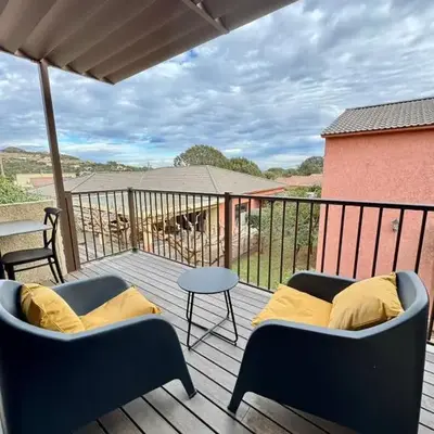 Studio dans résidence avec piscine à Sisco