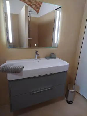 Salle de bains dans l'établissement U Casone