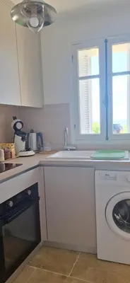 Cuisine ou kitchenette dans l'établissement Bella vista