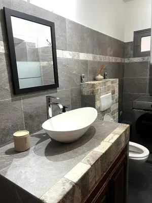 Salle de bains dans l'établissement Joli T3 dans le centre de Bastia
