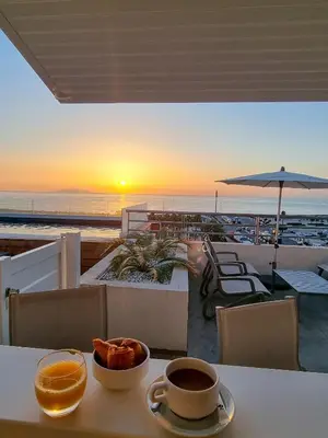 Balcon ou terrasse dans l'établissement Hotel Port Toga