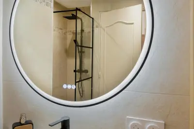 Salle de bains dans l'établissement Casa des Iles