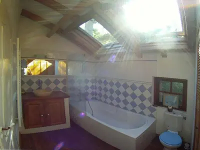 Salle de bains dans l'établissement Holiday Apartment Segura 2