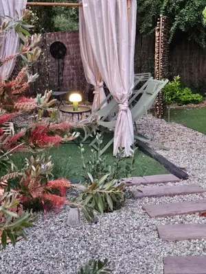Jardin de l'établissement Le cabanon de casaOma