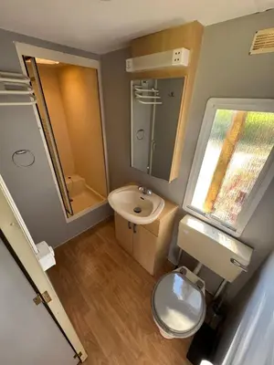 Salle de bains dans l'établissement I Dui Quarci