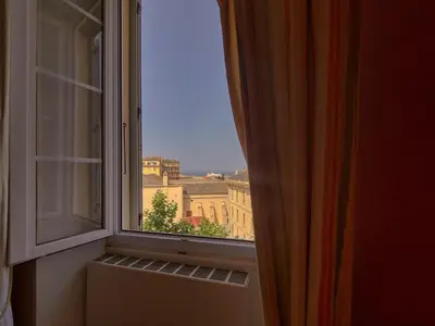 Balcon ou terrasse dans l'établissement côté palais