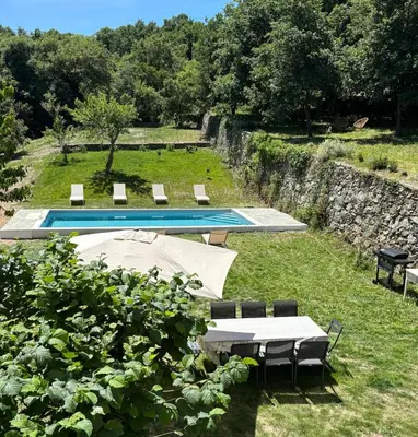 Piscine de l'établissement La demeure des vignes ou située à proximité