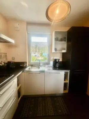 Cuisine ou kitchenette dans l'établissement Apartment with sea view and access