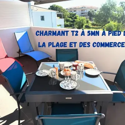 T2 en résidence avec belle terrasse