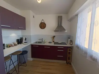 Cuisine ou kitchenette dans l'établissement le contemporain