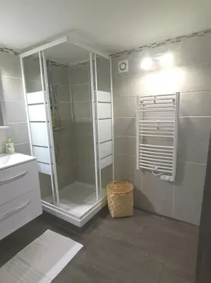 Salle de bains dans l'établissement Studio zen