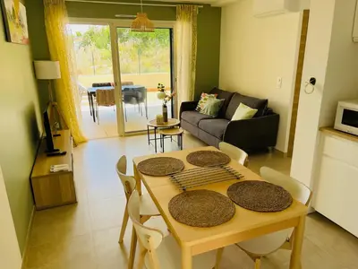 Cuisine ou kitchenette dans l'établissement T2 - Marine de sant ambroggio, LUMIO 20260