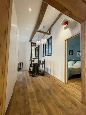 Un ou plusieurs lits dans un hébergement de l'établissement Cap sur la mer - casa Paoli