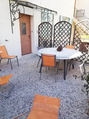 Balcon ou terrasse dans l'établissement Le cœur de saint Florent