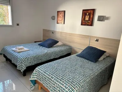 Un ou plusieurs lits dans un hébergement de l'établissement Casa di a Murza vue citadelle Rdc