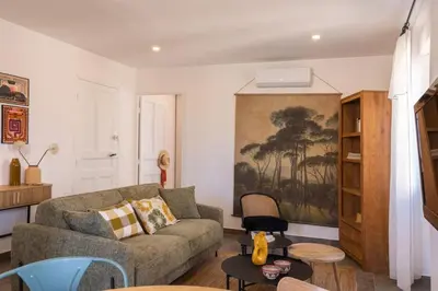 Coin salon dans l'établissement Casa Félicie