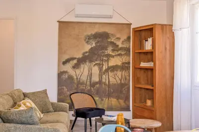 Coin salon dans l'établissement Casa Félicie