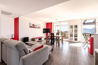 Coin salon dans l'établissement Aloes 14 - Avec terrasse de 36 m²