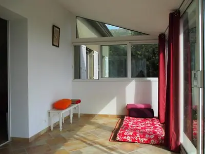 Coin salon dans l'établissement Villa Poggiola