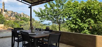 Balcon ou terrasse dans l'établissement La Casuccia