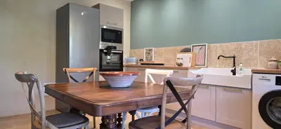 Cuisine ou kitchenette dans l'établissement La Casuccia