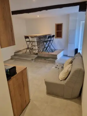 Coin salon dans l'établissement Maison Samuela