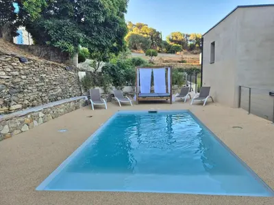 Piscine de l'établissement Splendide villa avc piscine-les Collines Bastia ou située à proximité