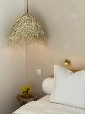 Un ou plusieurs lits dans un hébergement de l'établissement La Villa Geneviève, Maison 6 personnes avec piscine