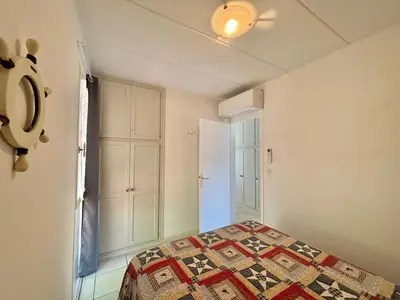 Un ou plusieurs lits dans un hébergement de l'établissement Appartement T3 Solane 31 LUMIO