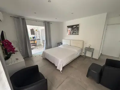 Un ou plusieurs lits dans un hébergement de l'établissement villa Morgane