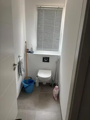 Salle de bains dans l'établissement villa Morgane