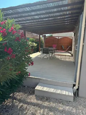 Balcon ou terrasse dans l'établissement villa Morgane