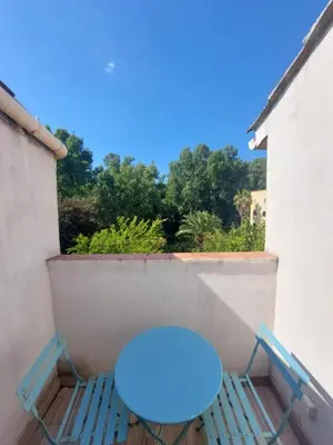 Balcon ou terrasse dans l'établissement Appartement lumineux a CALVI