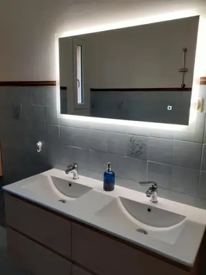 Salle de bains dans l'établissement Appartement T2 Alistro San Giuliano Corse