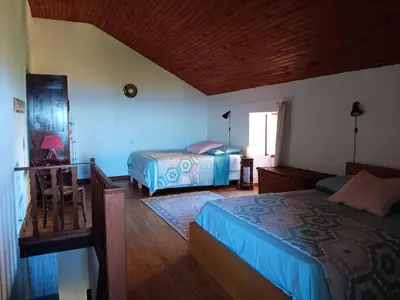 Un ou plusieurs lits dans un hébergement de l'établissement Entre mer et montagne