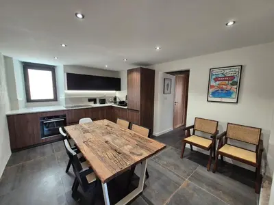Cuisine ou kitchenette dans l'établissement Appartement de charme - Nebbiu