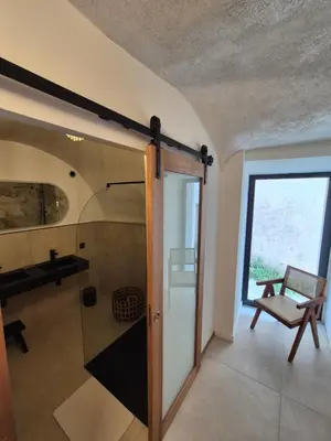 Salle de bains dans l'établissement Appartement de charme - Nebbiu