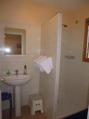 Salle de bains dans l'établissement Bed and Breakfast