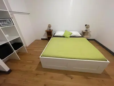 Un ou plusieurs lits dans un hébergement de l'établissement Villa de luxe Piscine 5 chambre