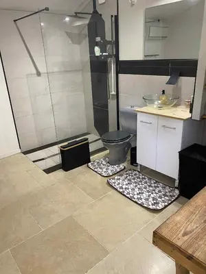 Salle de bains dans l'établissement Chambre d'Hôtes Chez Tania et Benoit