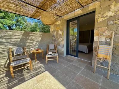 Terrasse ou espace extérieur de l'établissement Casaromatica