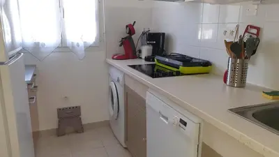 Cuisine ou kitchenette dans l'établissement Casa di u sole