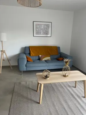 Coin salon dans l'établissement Villa L et Villa J