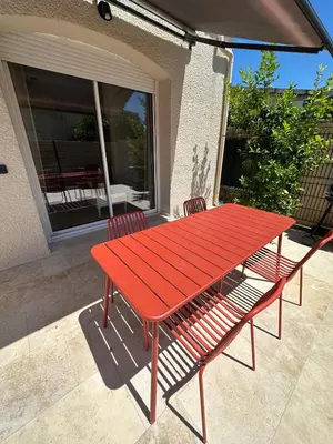 Balcon ou terrasse dans l'établissement La Villa des Sables Borgu