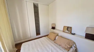 Un ou plusieurs lits dans un hébergement de l'établissement Appartement Vue Mer - T2 Grisgione - Bastia