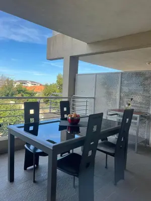 Balcon ou terrasse dans l'établissement CORSE RESIDENCE COSTA D'ORO Folelli F3
