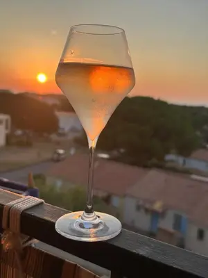 Lever ou coucher de soleil vu de l'appartement ou à proximité